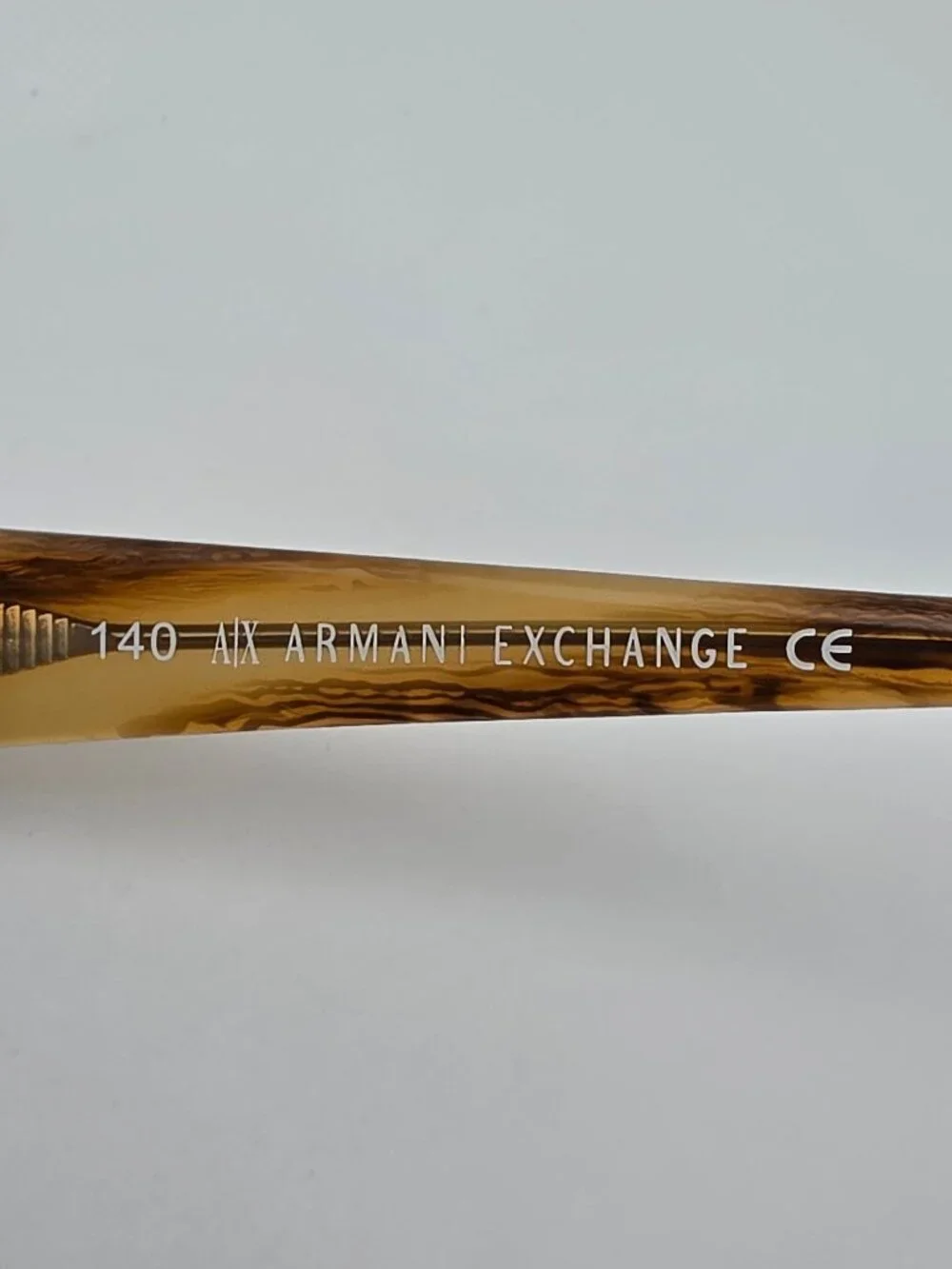 Armani Exchange AX106 65T Bronze Semi Rimless Eyeglasses Frame w/ Flexhinge 54mm
